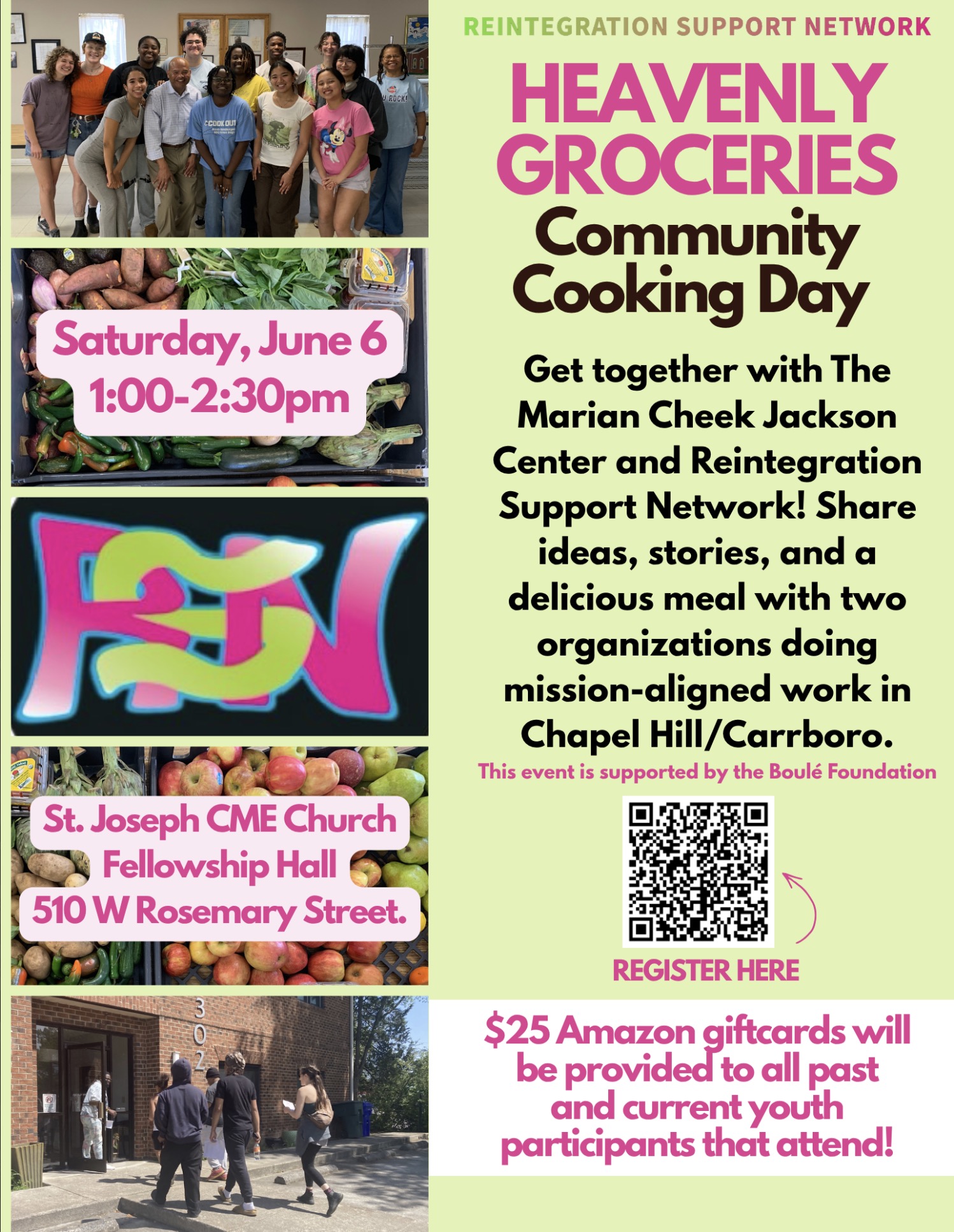 Preview of the English Community Cooking Day flyer