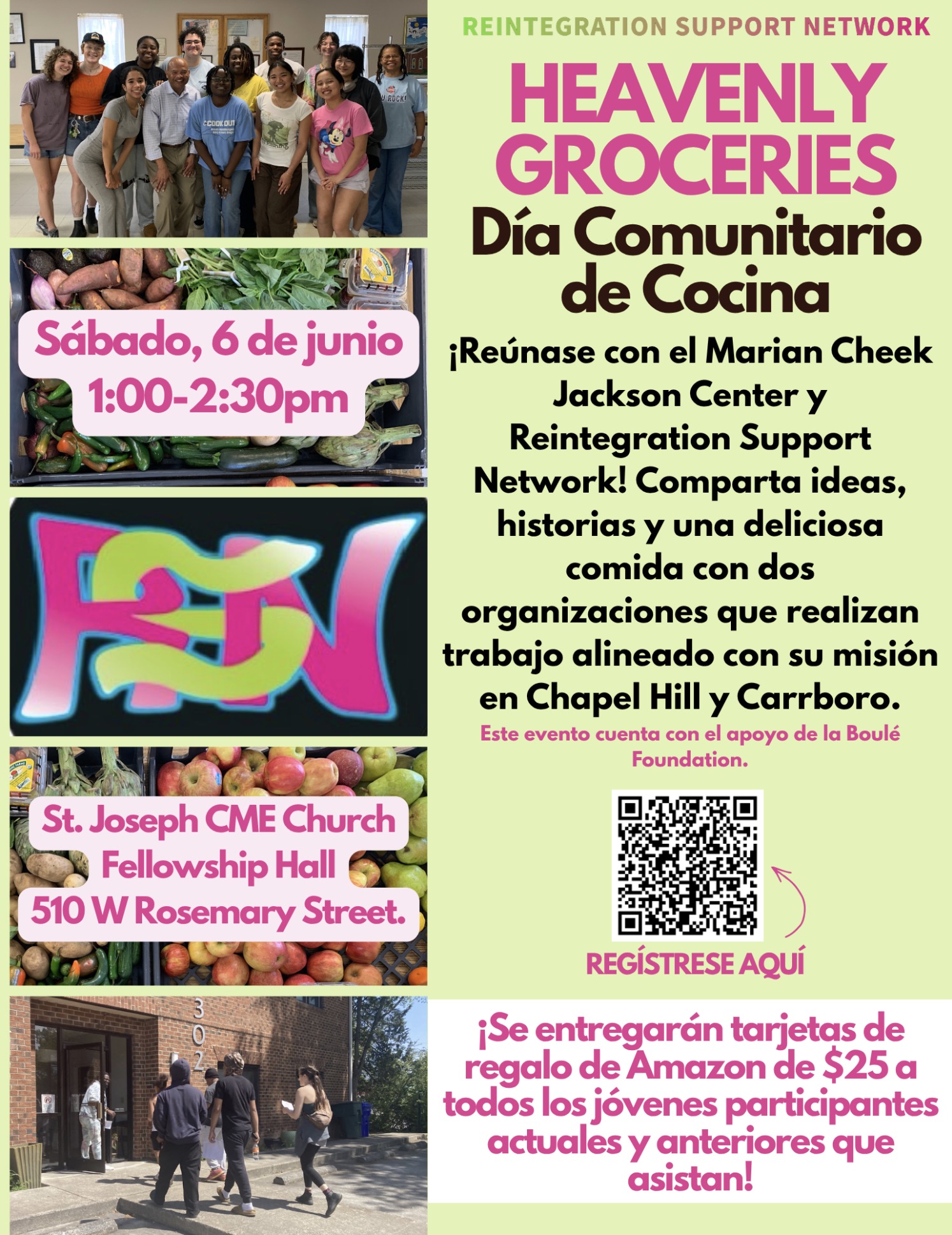 Preview of the Spanish Community Cooking Day flyer